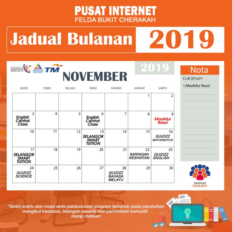 Kalender Pi1M NOV 2019
