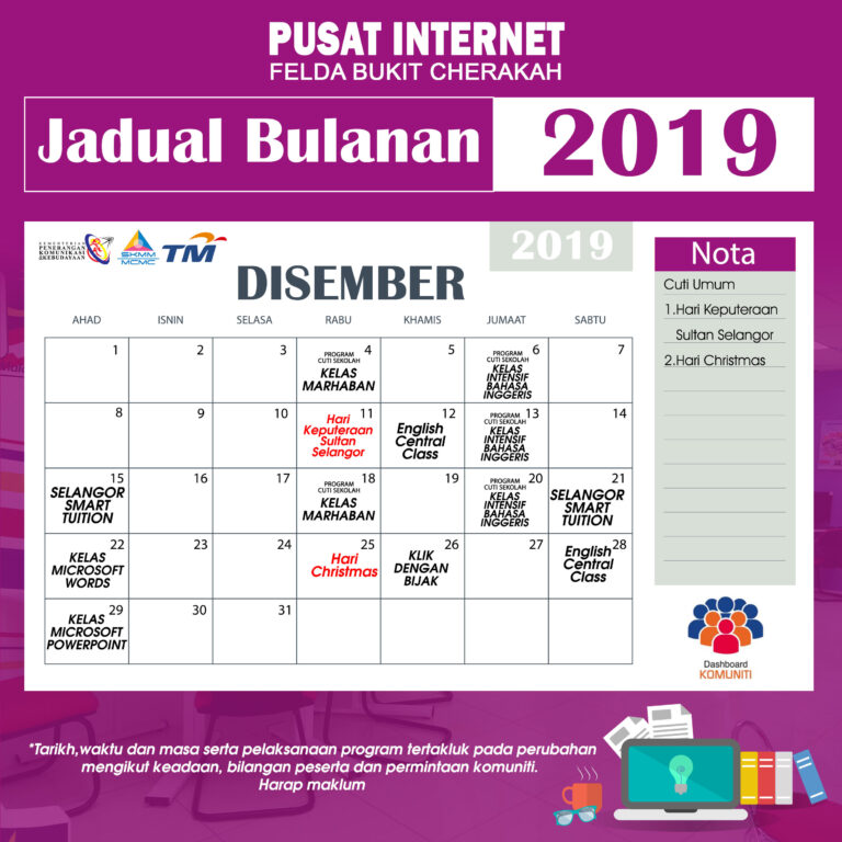 Kalender Pi1M DIS 2019